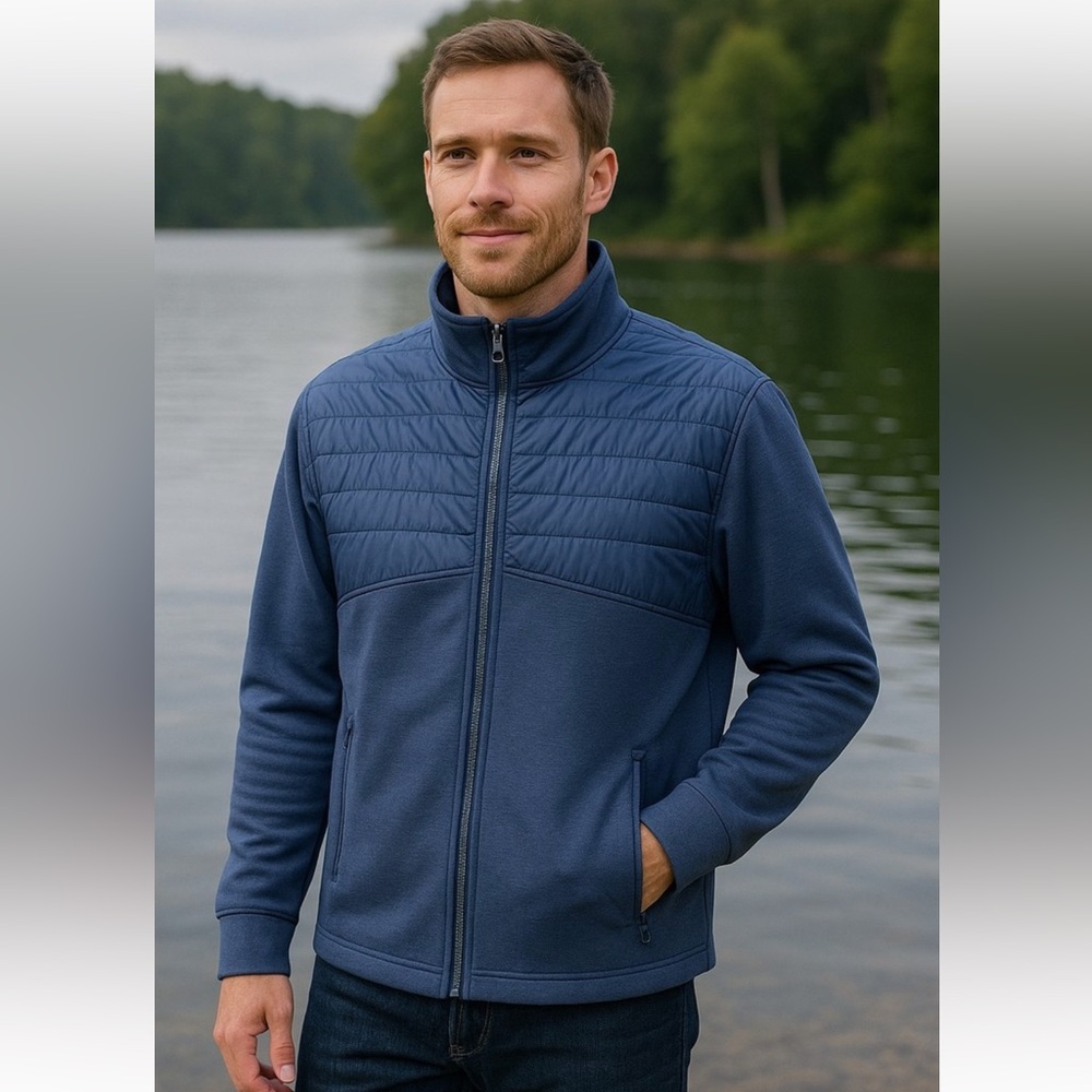 Avalanche Men's Navy Puffer Jacket